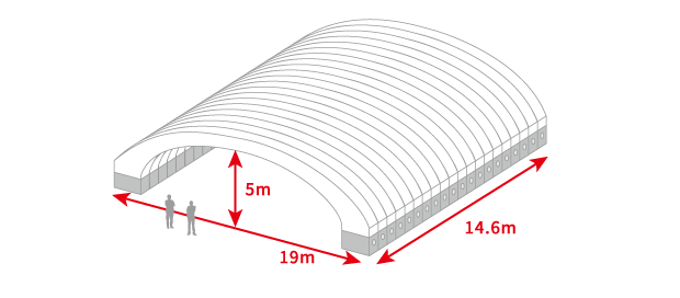 テント寸法図